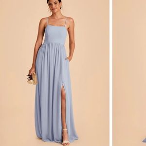 BIRDY GREY
AUGUST CONVERTIBLE DRESS
CHIFFON DUSTY BLUE